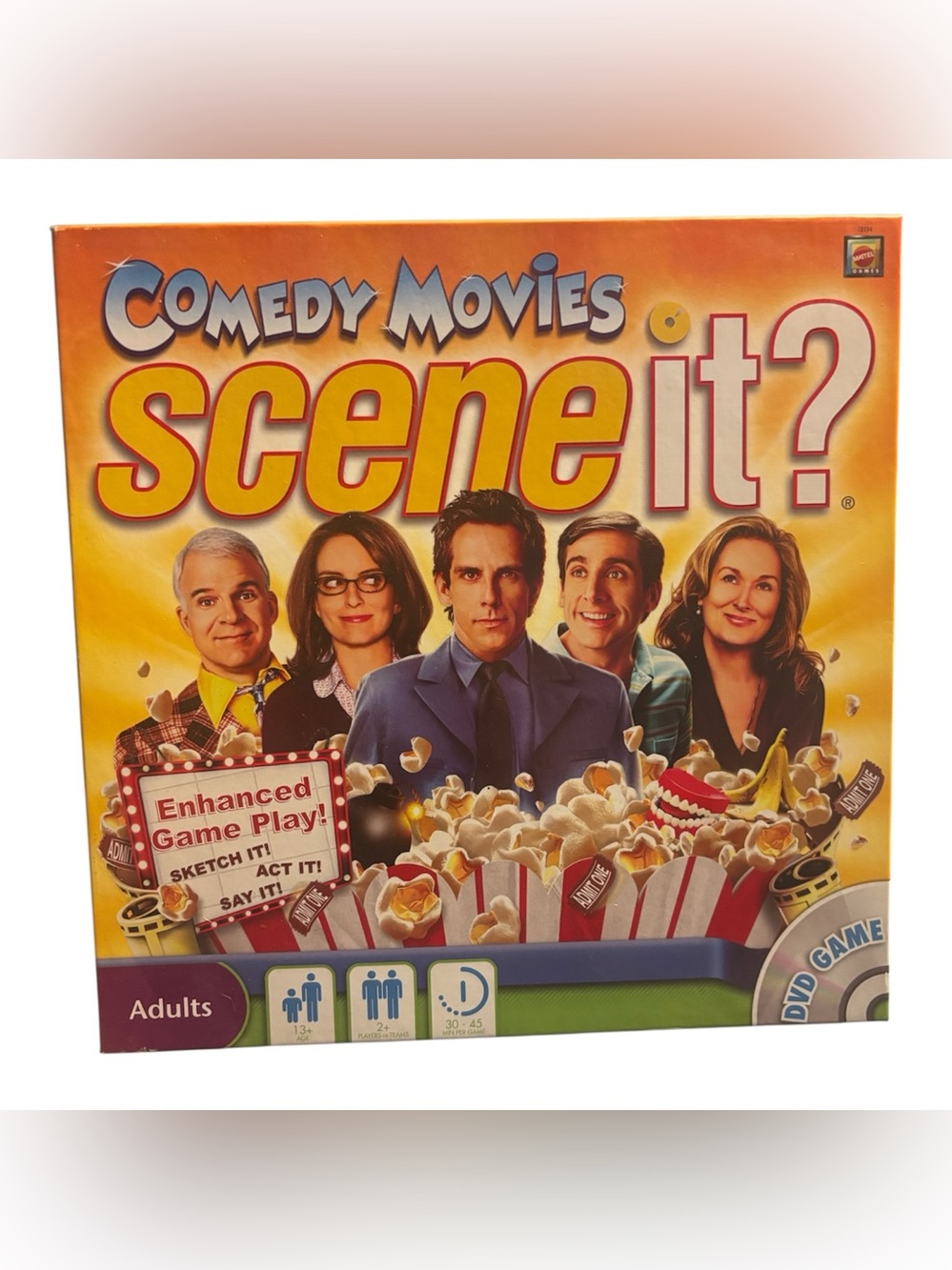 Scene It Comedy Movies Deluxe Edition DvD Game Screenlife Game.Open Box!Complete